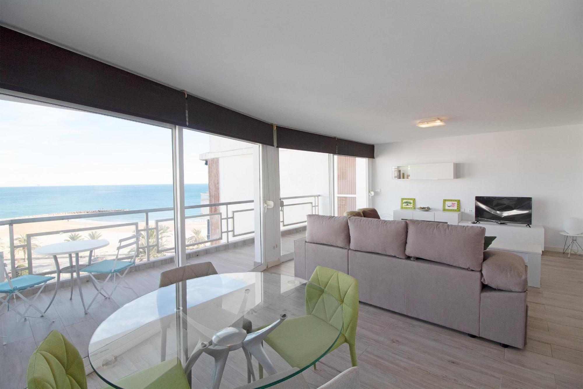 Global Properties, Apartamento Con Terraza E Increibles Vistas Al Mar Sagunto Exteriér fotografie