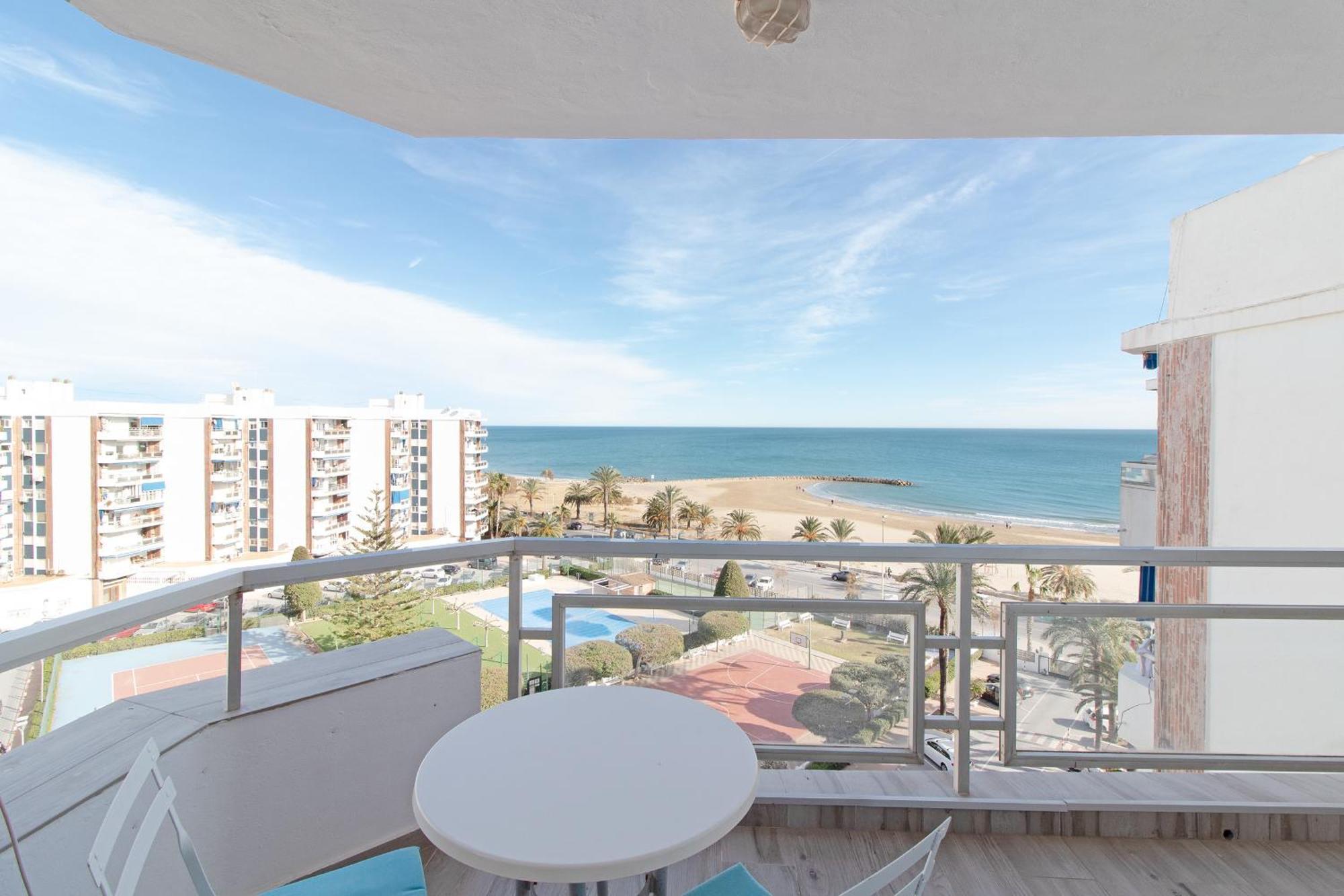 Global Properties, Apartamento Con Terraza E Increibles Vistas Al Mar Sagunto Exteriér fotografie